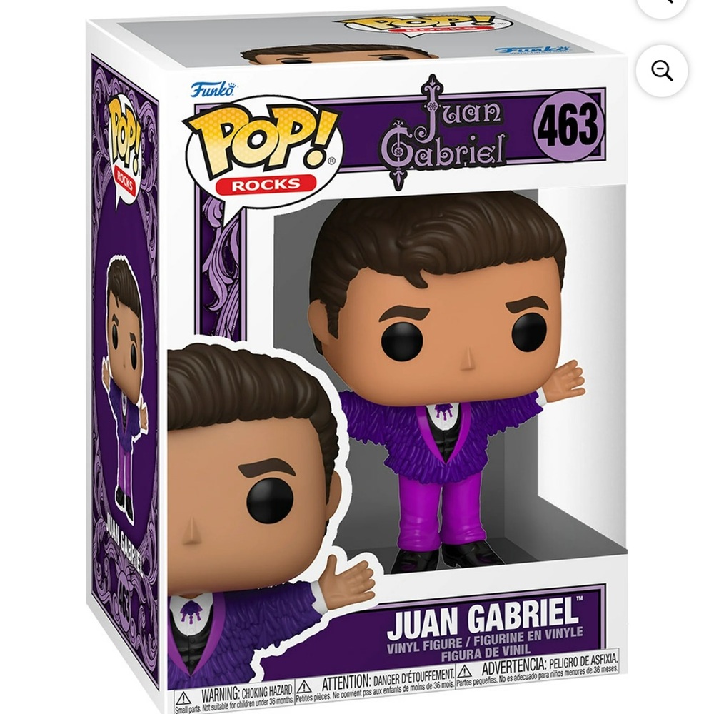 Funko Pop Rocks Juan Gabriel in Purple Suit